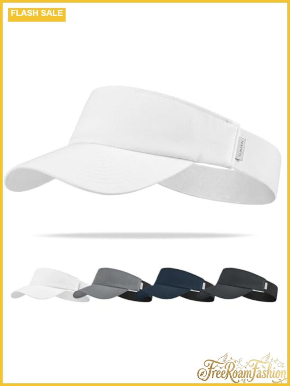 Sukeen Sports Sun Visor UPF 50+ Water Resistant Lightweight Running Tennis Golf